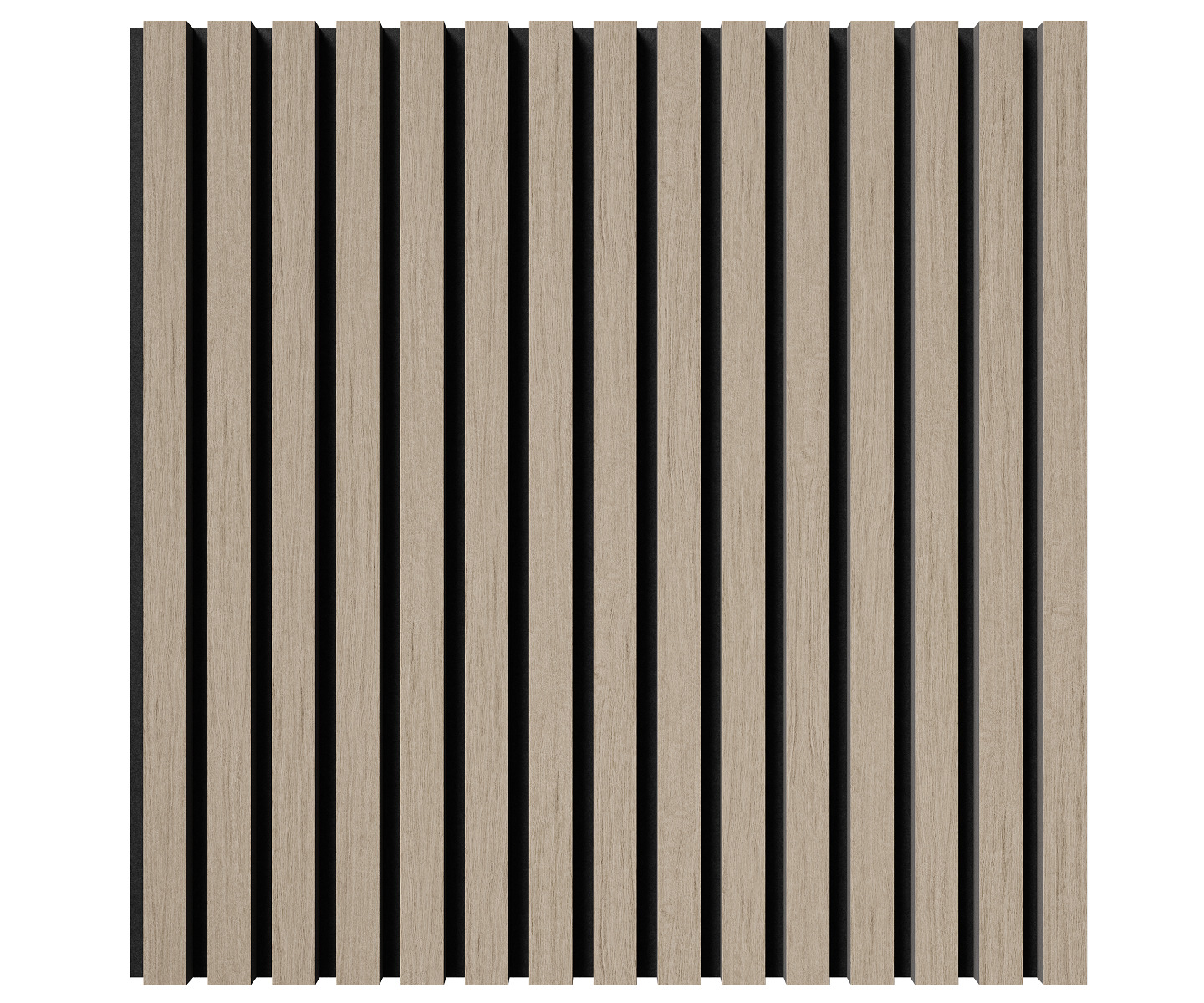 МДФ стеновая панель акустическая Cosca Decor Монако Дуб Латте Бежевый черный войлок 600×600×21